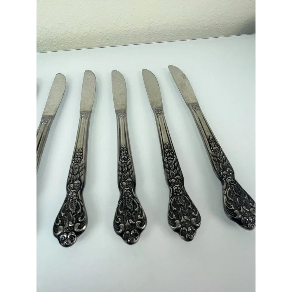 Set of 6 Versailles Stainless Steel Knives, MSI Made in Japan 8.75